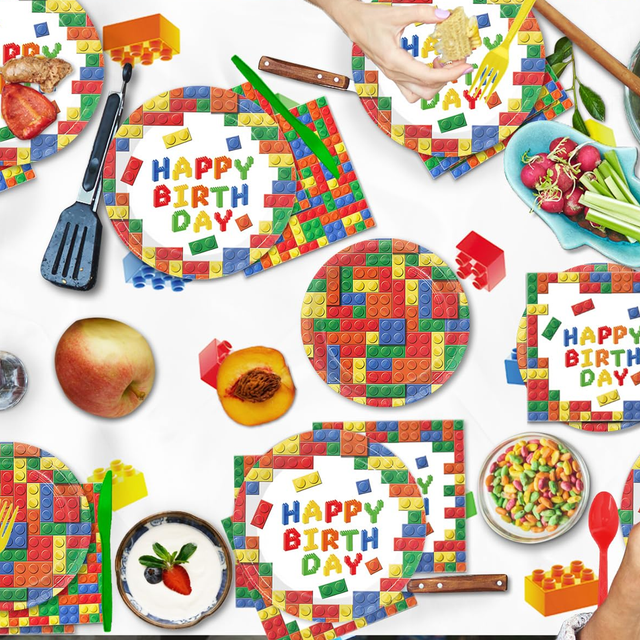 Blocks Birthday Party Supplies