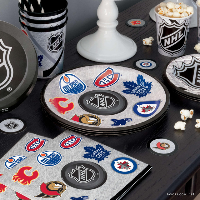NHL Hockey Birhday Party Supplies