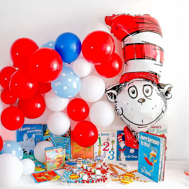 Cat in the Hat Birthday Party Supplies