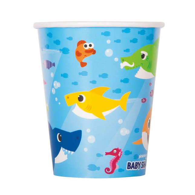 Baby Shark Paper Cups 9 oz 8 ct