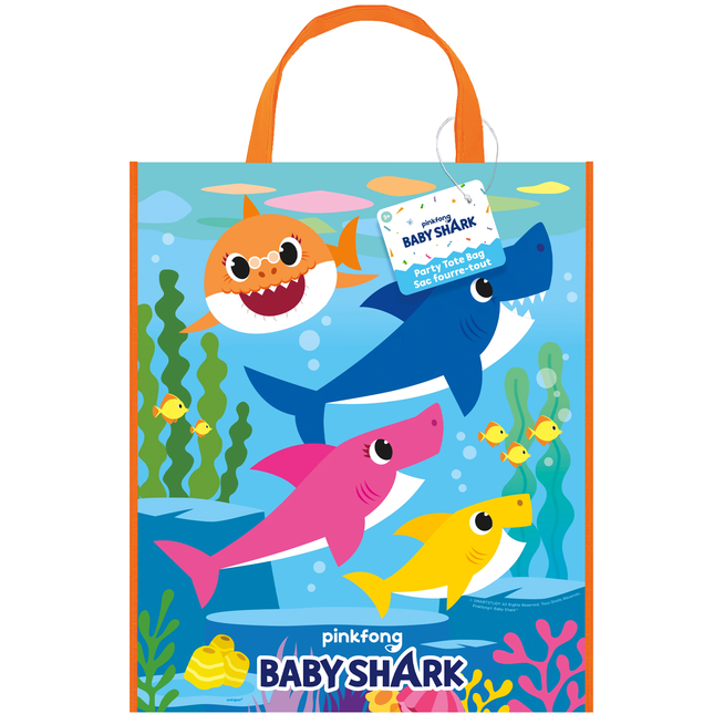 Baby Shark Large Tote Bag 13" x 11"