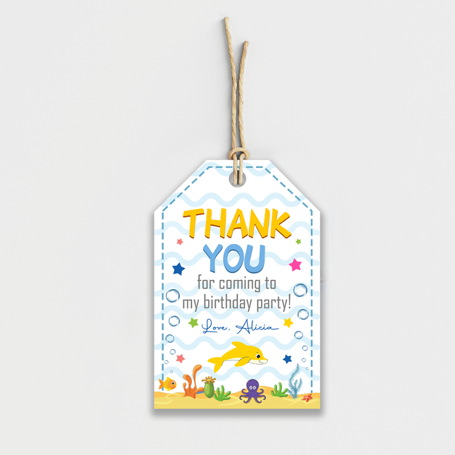 Baby Shark Personalized Thank You Cards