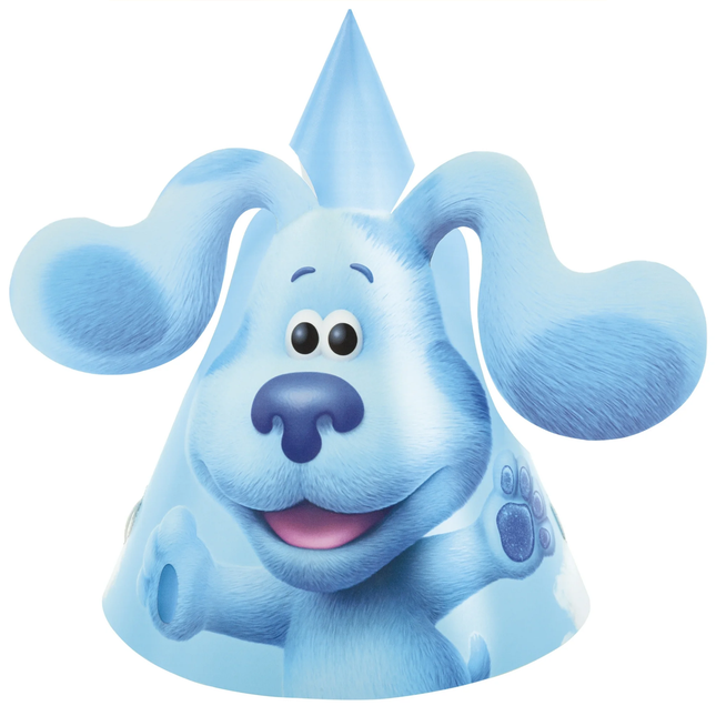 Blue's Clues Blue Birthday Party Hats, 8 Count