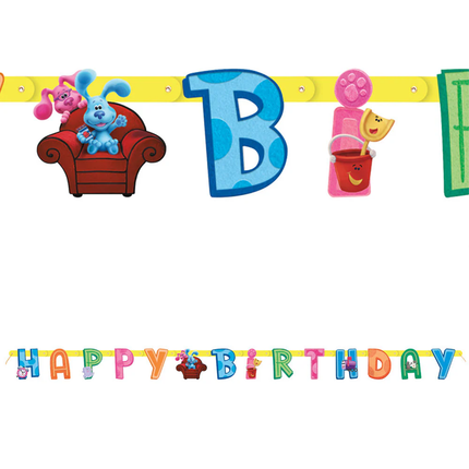 Blue's Clues Large Jointed "Happy Birthday" Banner