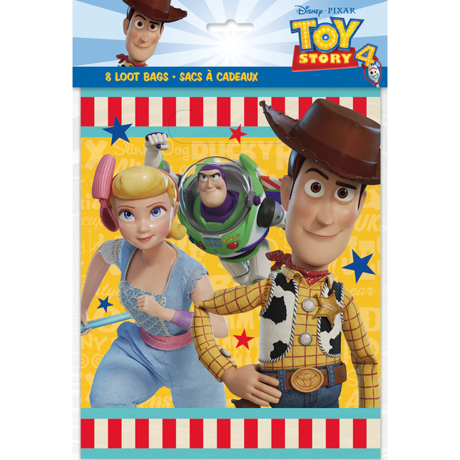 Disney Toy Story 4 Loot Bags, 8ct
