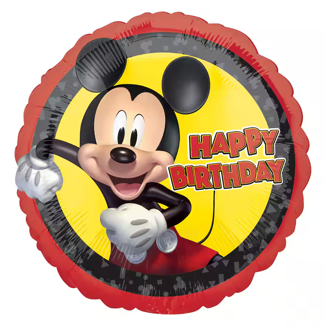 Mickey Mouse Happy Birthday Foil Balloon 18"