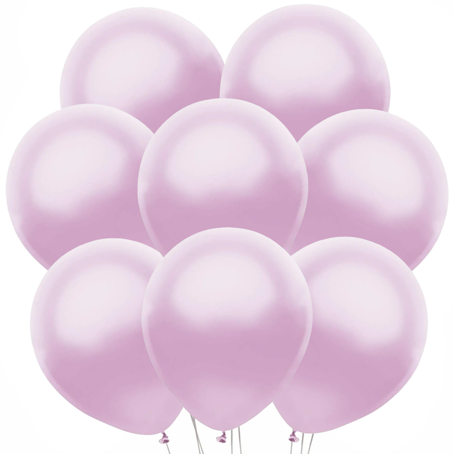 Pearl Lilac Latex Balloons 12" - 8 ct