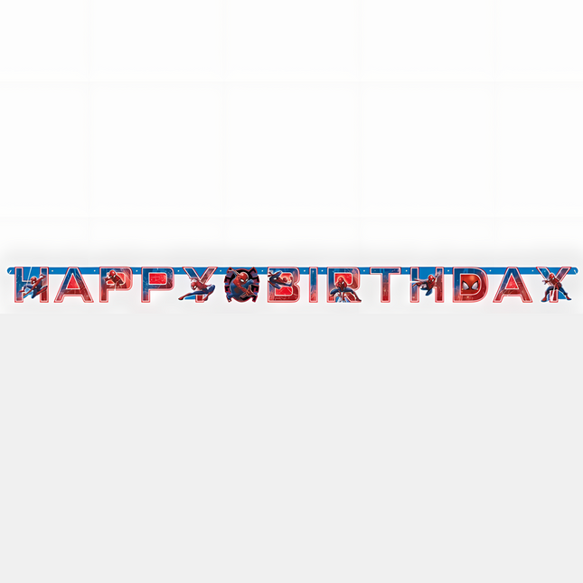 Spider-Man Happy Birthday Banner