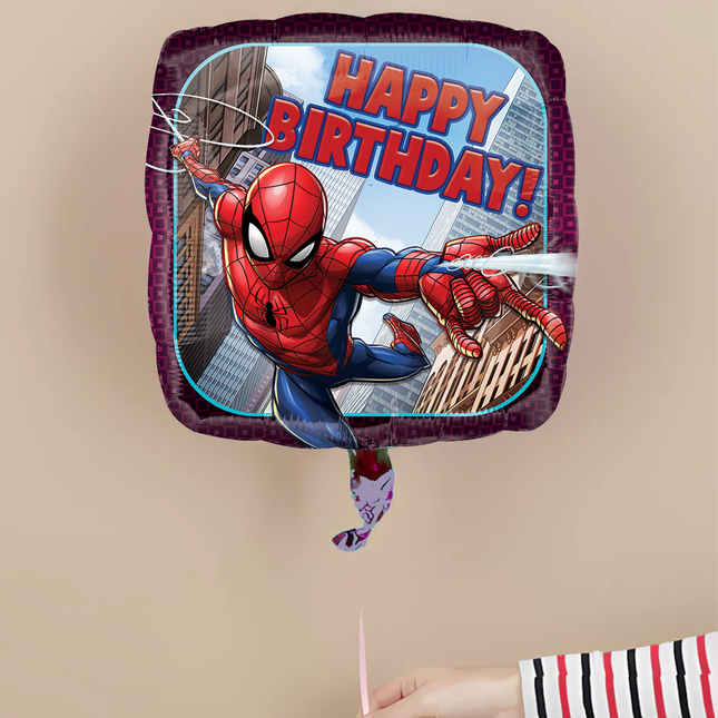 Spider-Man Happy Birthday Foil Balloon 18"
