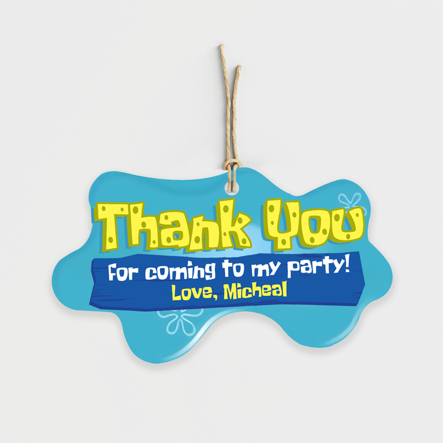 Sponge Bob Personalized Thank You Cards, 8 ct