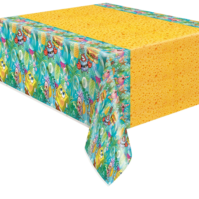SpongeBob SquarePants Rectangular Plastic Table Cover 54" x 84"