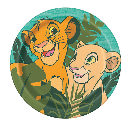 The Lion King Party Paper Dinner Plates - 8 Ct
