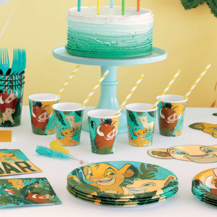 The Lion King Party Paper Dinner Plates - 8 Ct