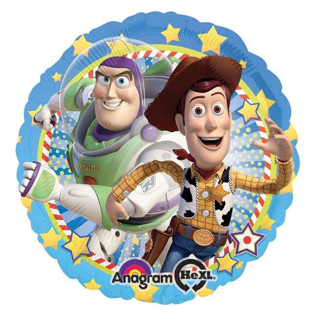 Toy Story Woody & Buzz Round Foil Balloon 18″