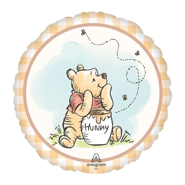 Winnie the Pooh Foil Balloon Round Foil Balloon 18"