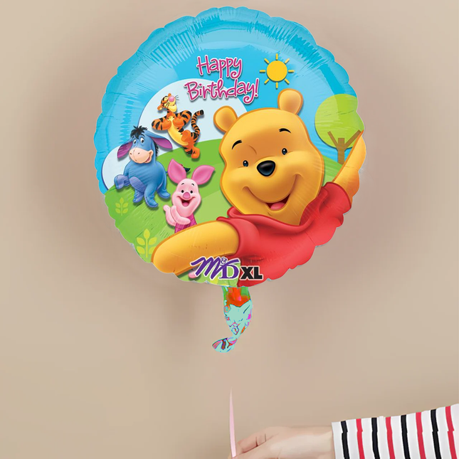 Winnie the Pooh Happy Birthday Foil Balloon 18"