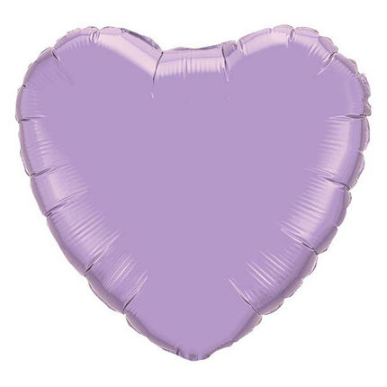 Lavender Heart Foil Balloon 18″