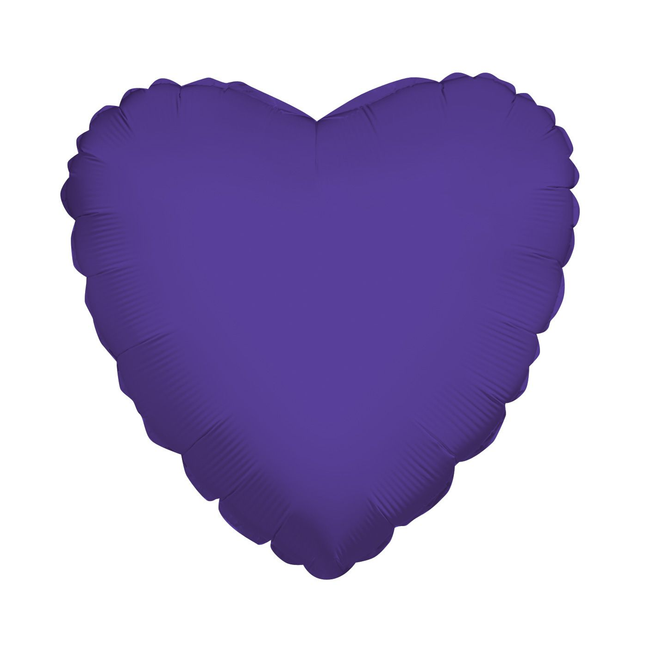 Purple Heart Foil Balloon 18″, 1 ct
