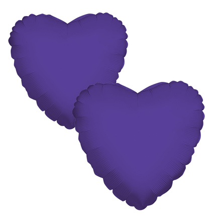Purple Heart Foil Balloon 18″, 1 ct