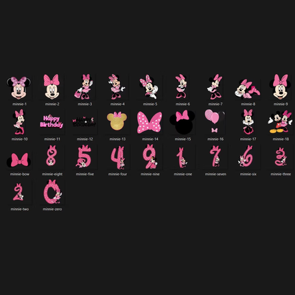 29 Minnie Mouse High Quality Clipart Png Files Instant Download