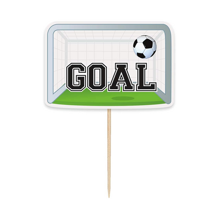 3D Soccer Cake Toppers 6ct