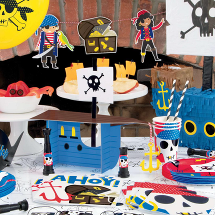 Ahoy Pirate Garland Banner, 7ft
