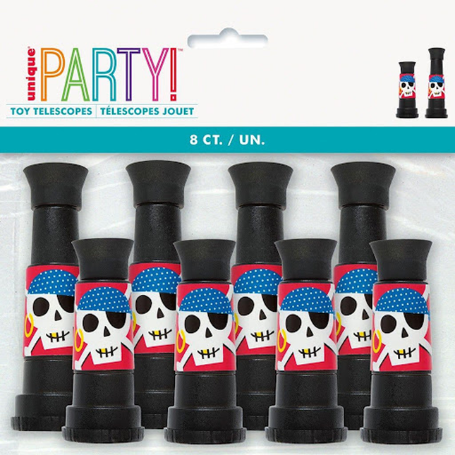 Ahoy Pirate Telescope Favors, 8ct