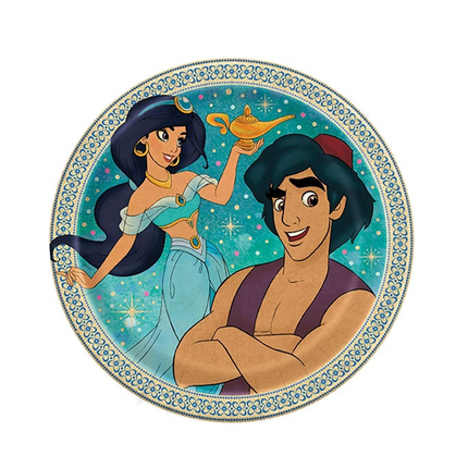 Aladdin Plates 7 inches, 8 per package