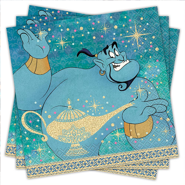 Disney Aladdin Luncheon Napkins - 16ct

