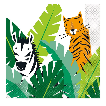 Animal Safari set component: Animal Safari Luncheon Napkins, 16ct