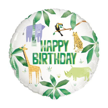 The Animal Safari foil balloon included in this set