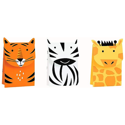 Animal Safari Treat Bag Kit for 3 Guests
