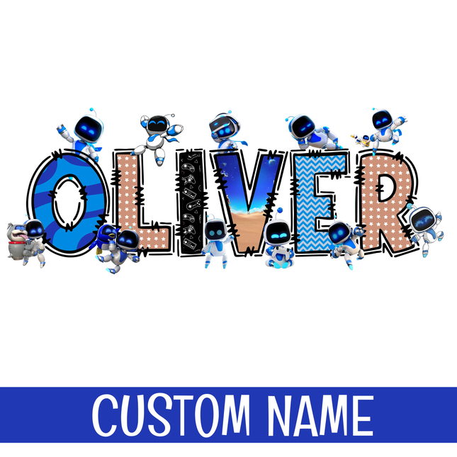 Astroo Bot Custom Doodle Name Png - Digital Download