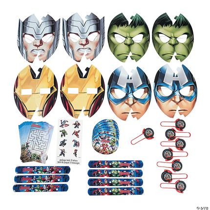 Marvel Avengers Birthday Party Favors for 8 Guests, 48pcs
