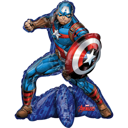 Avengers Captain America Centerpiece Foil Balloon 26"