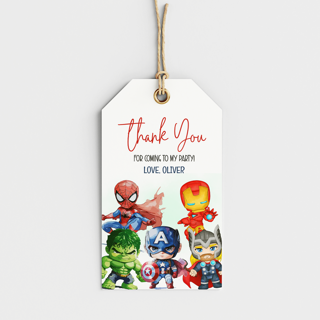 Avengers Custom Thank You Cards, 8 ct