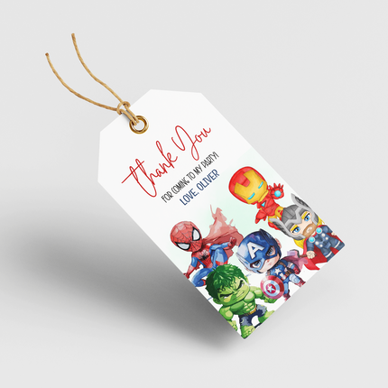 Avengers Custom Thank You Cards, 8 ct
