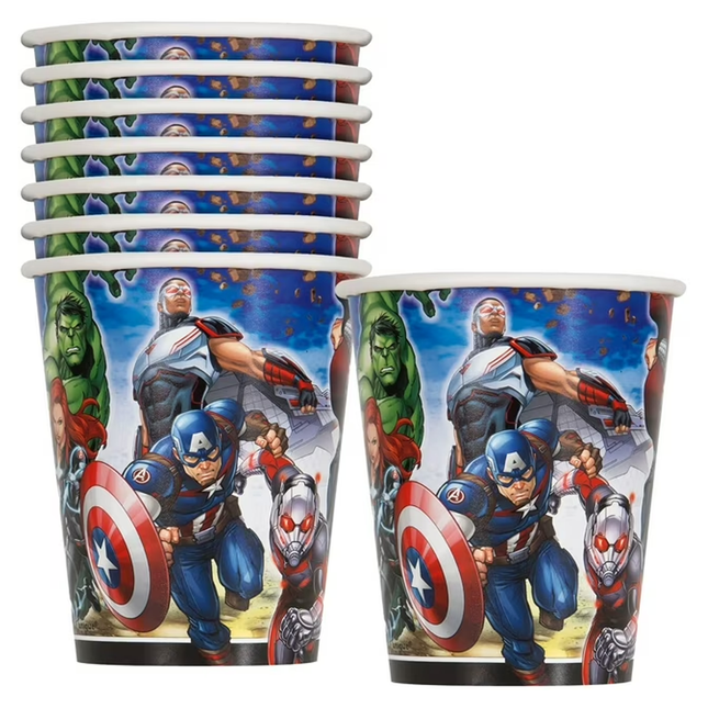 Avengers Paper Cups 9 oz, 8 Ct.