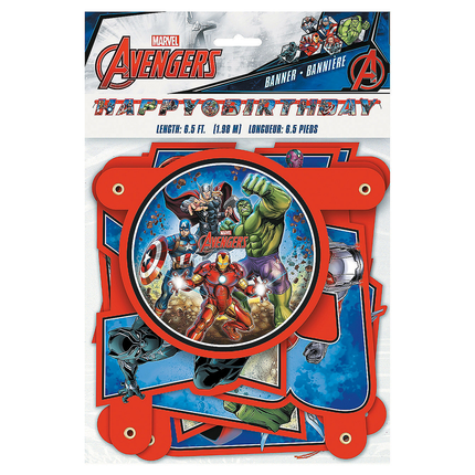 Avengers™ Happy Birthday Banner 6ft