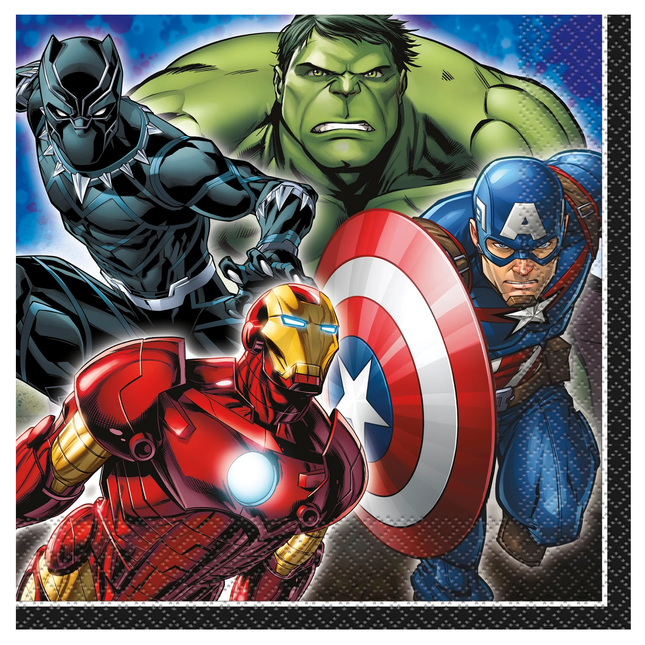 Avengers Luncheon Paper Napkins, 16 Count