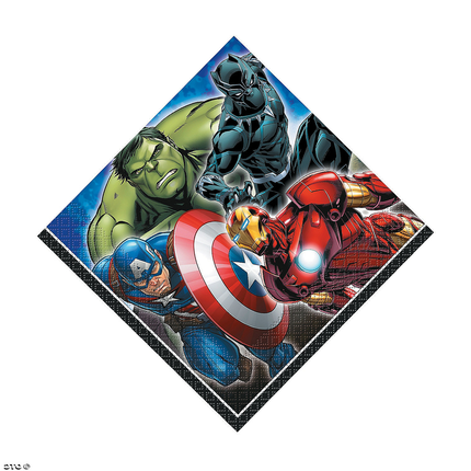 Avengers Luncheon Paper Napkins, 16 Count