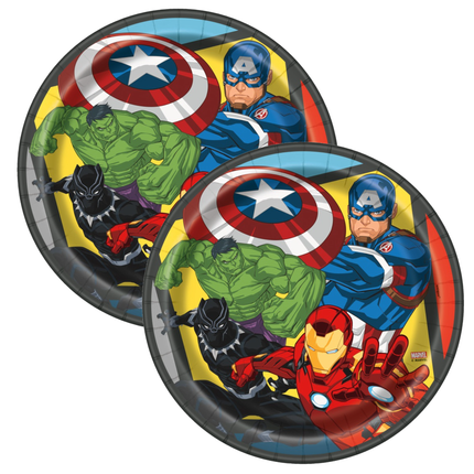 Avengers Round Dinner Plates 9" 8ct