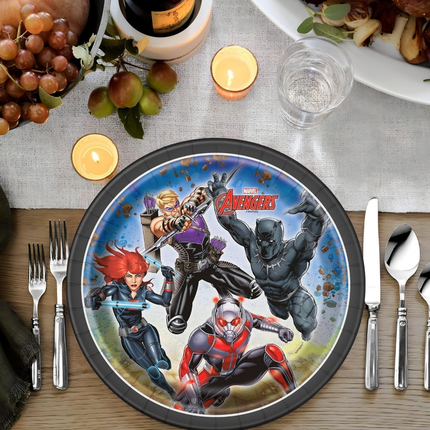 Avengers Paper Dessert Plates - 7", 8 Pcs