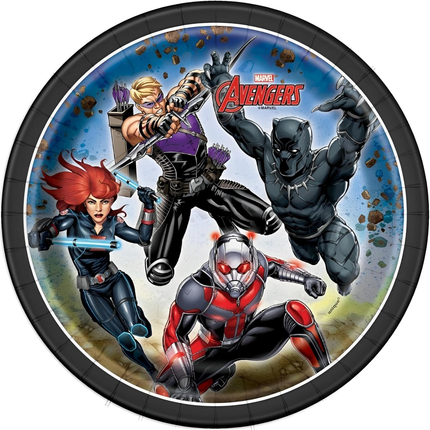 Avengers Paper Dessert Plates - 7", 8 Pcs