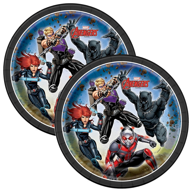 Avengers Paper Dessert Plates - 7", 8 Pcs