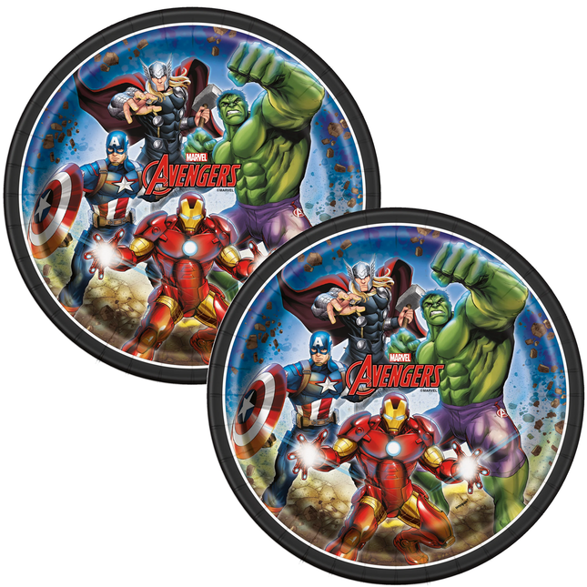 Avengers Paper Plates 