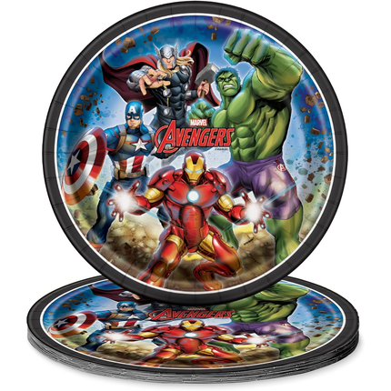 Avengers Paper Plates 