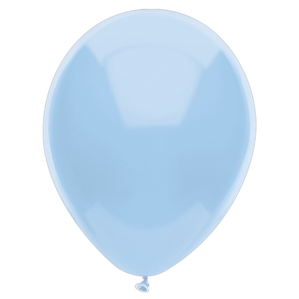 Baby Blue Latex Balloons 12" - 8 ct