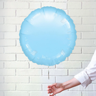 Baby Blue Round Foil Balloon 18″