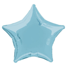 Baby Blue Star Foil Balloon 18